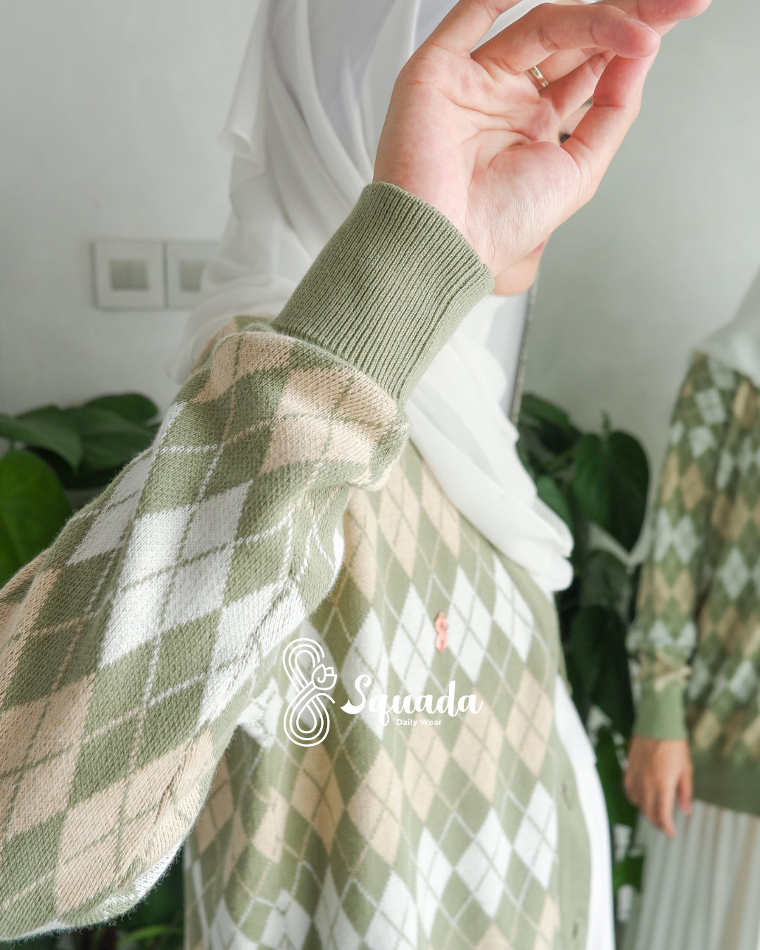 Nami Knit Cardigan (Sage Green)