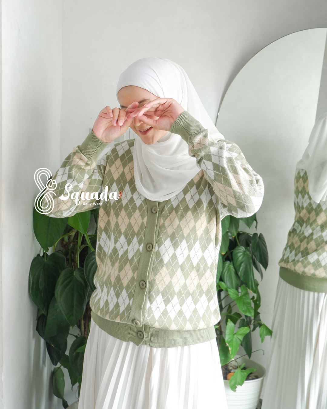 Nami Knit Cardigan (Sage Green)