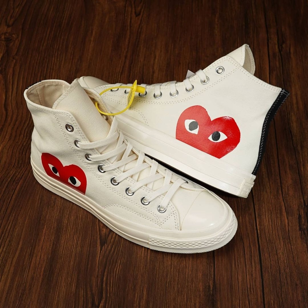 CONVERSE CHUCK 70 HI X COMME DES GARCONS CDG WHITE