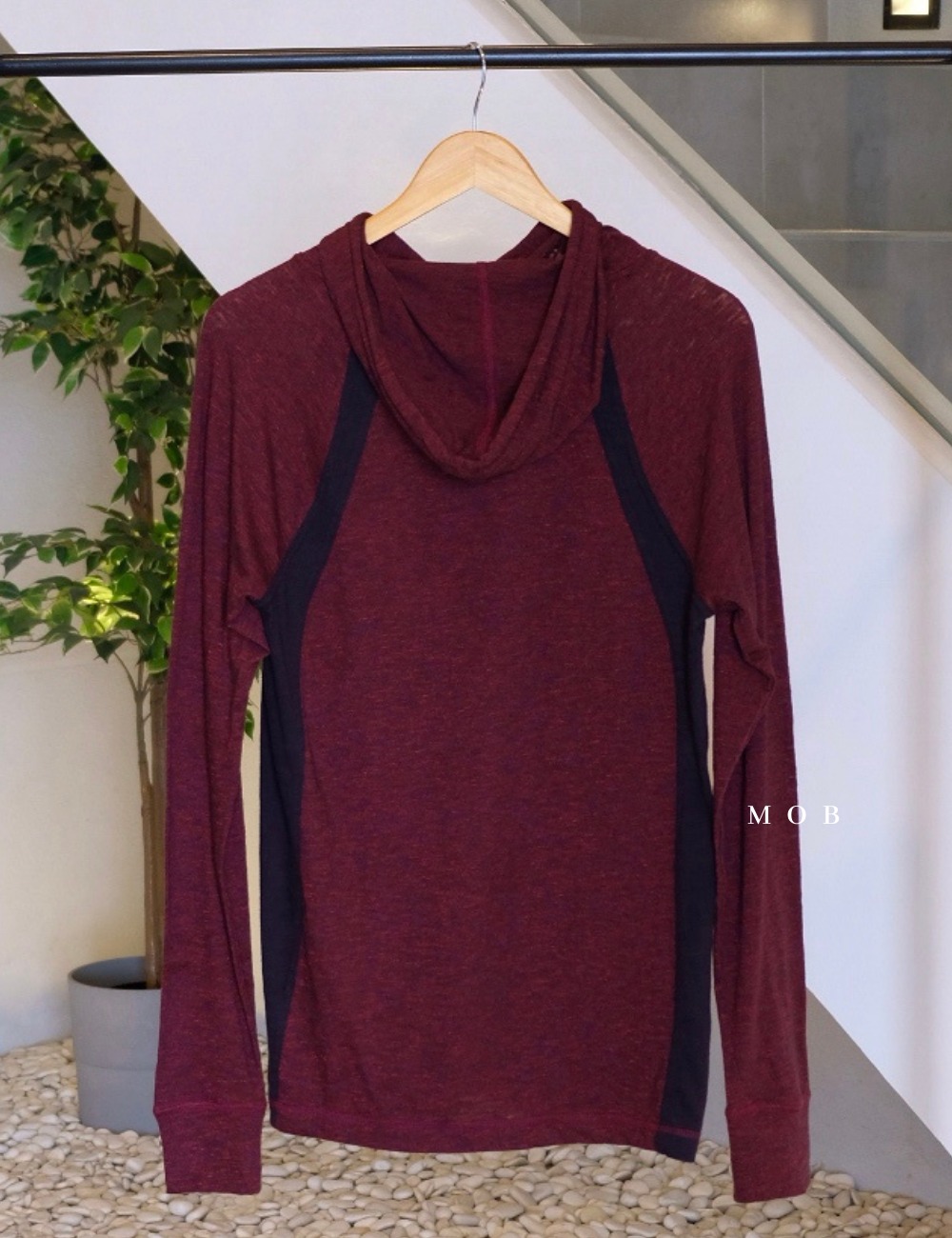 RRHOD01004 Basic Siro Hoodie Tee Maroon (XL ONLY)