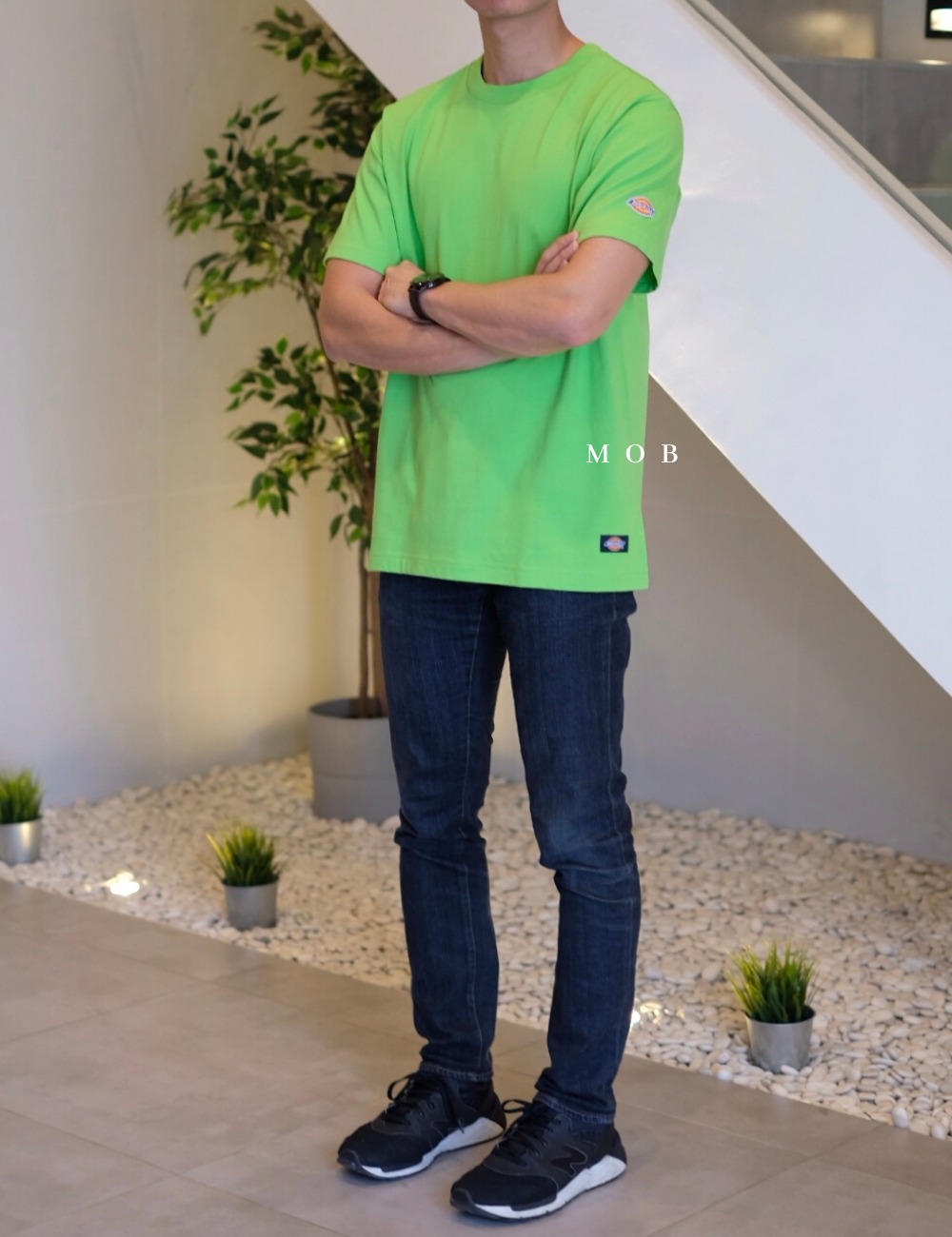 DKSST02001G Patch Logo Tee Green