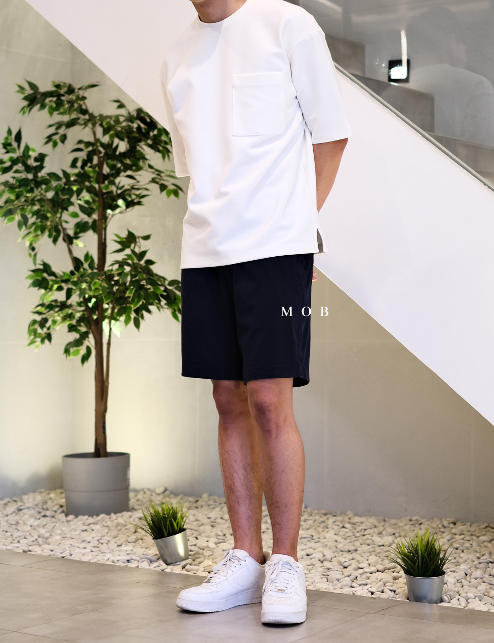 NTSR01001A Classic Deck Short Navy