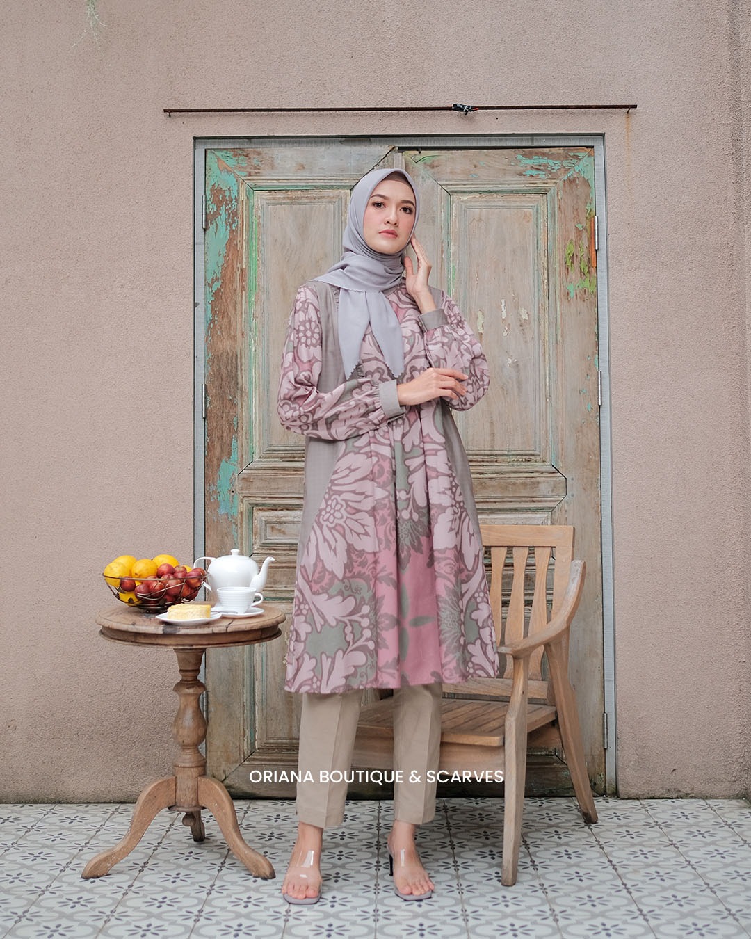 Zerafina Tunik Mocca Dusty