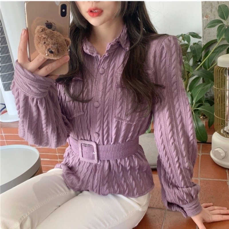 HI921 Atasan + Belt Import