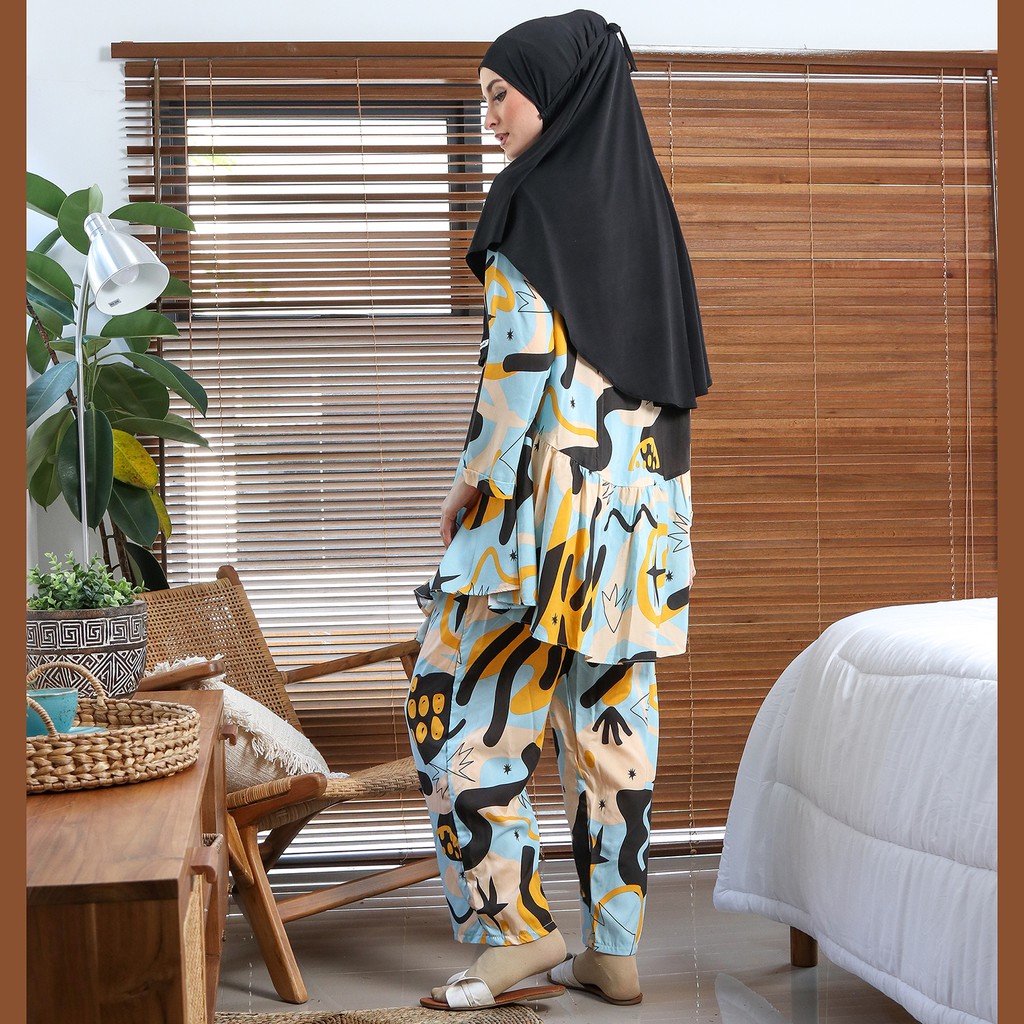 Homey Set Tunic and Pants - Setelan Celana Viscose Daily