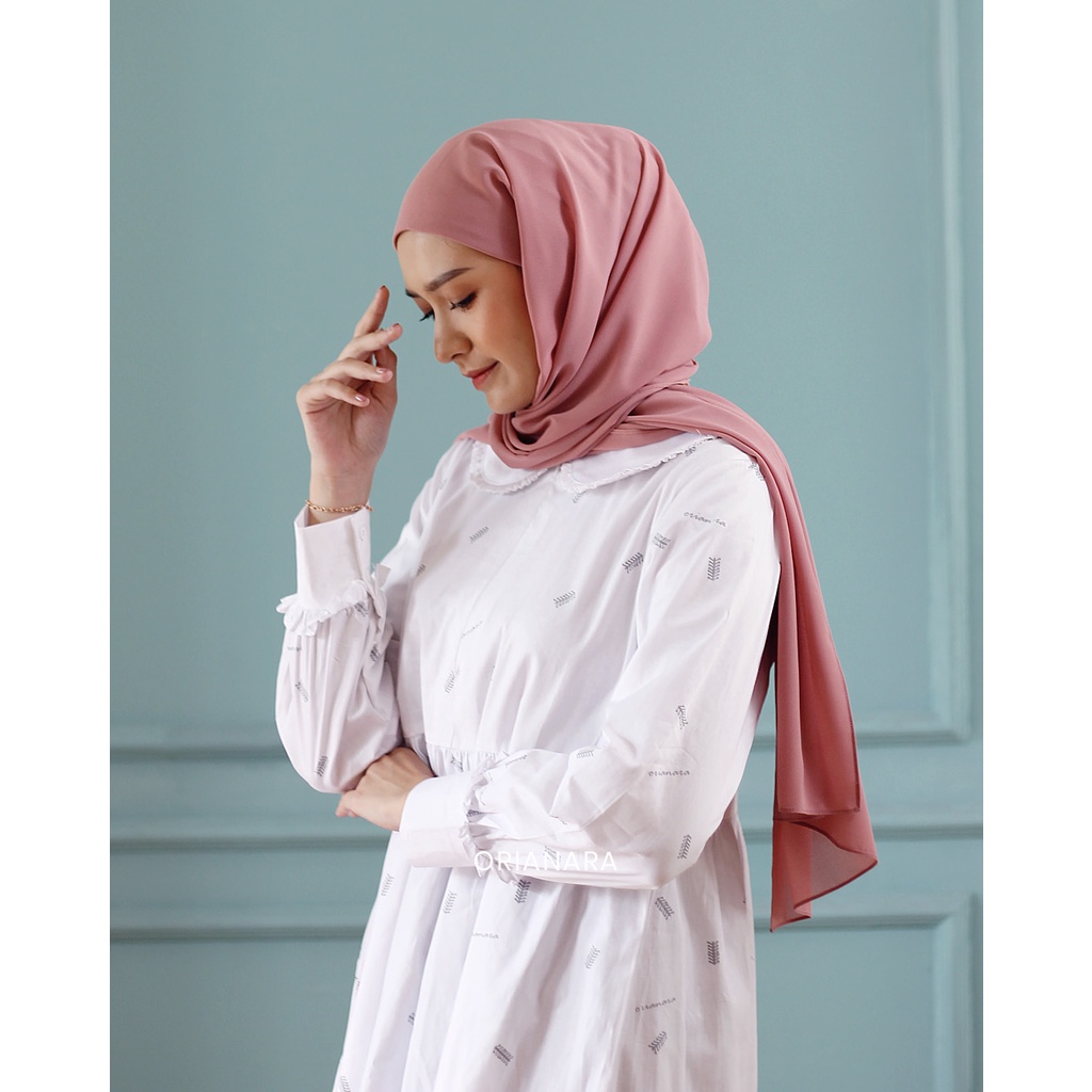 Orianara - Sausan Pashmina Instan Pink