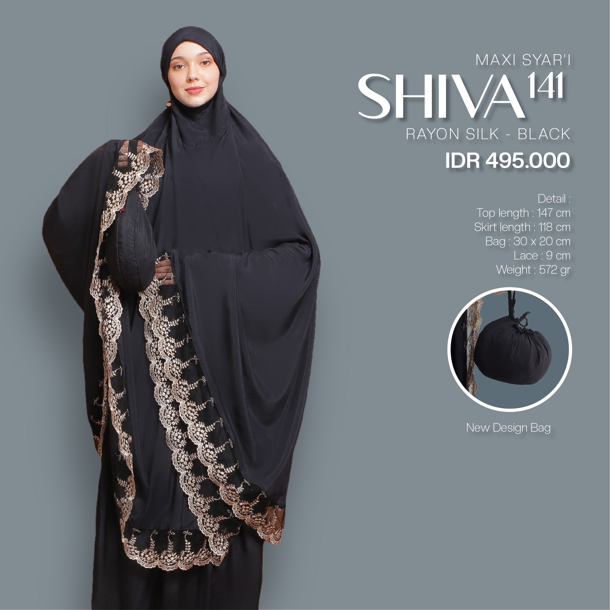 Tatuis Mukena Shiva 141 Dewasa Maxi Jumbo