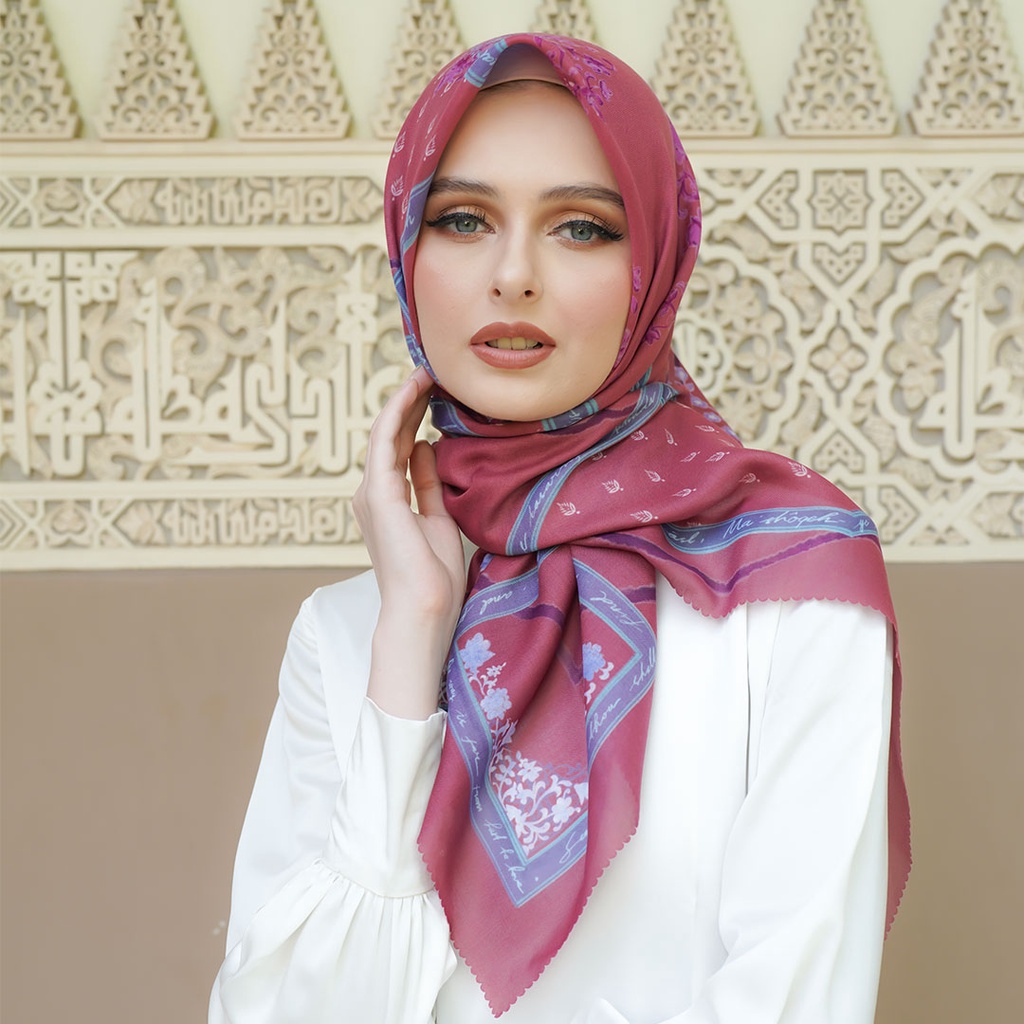 Rumi Poems Sanaz Mauve Scarf