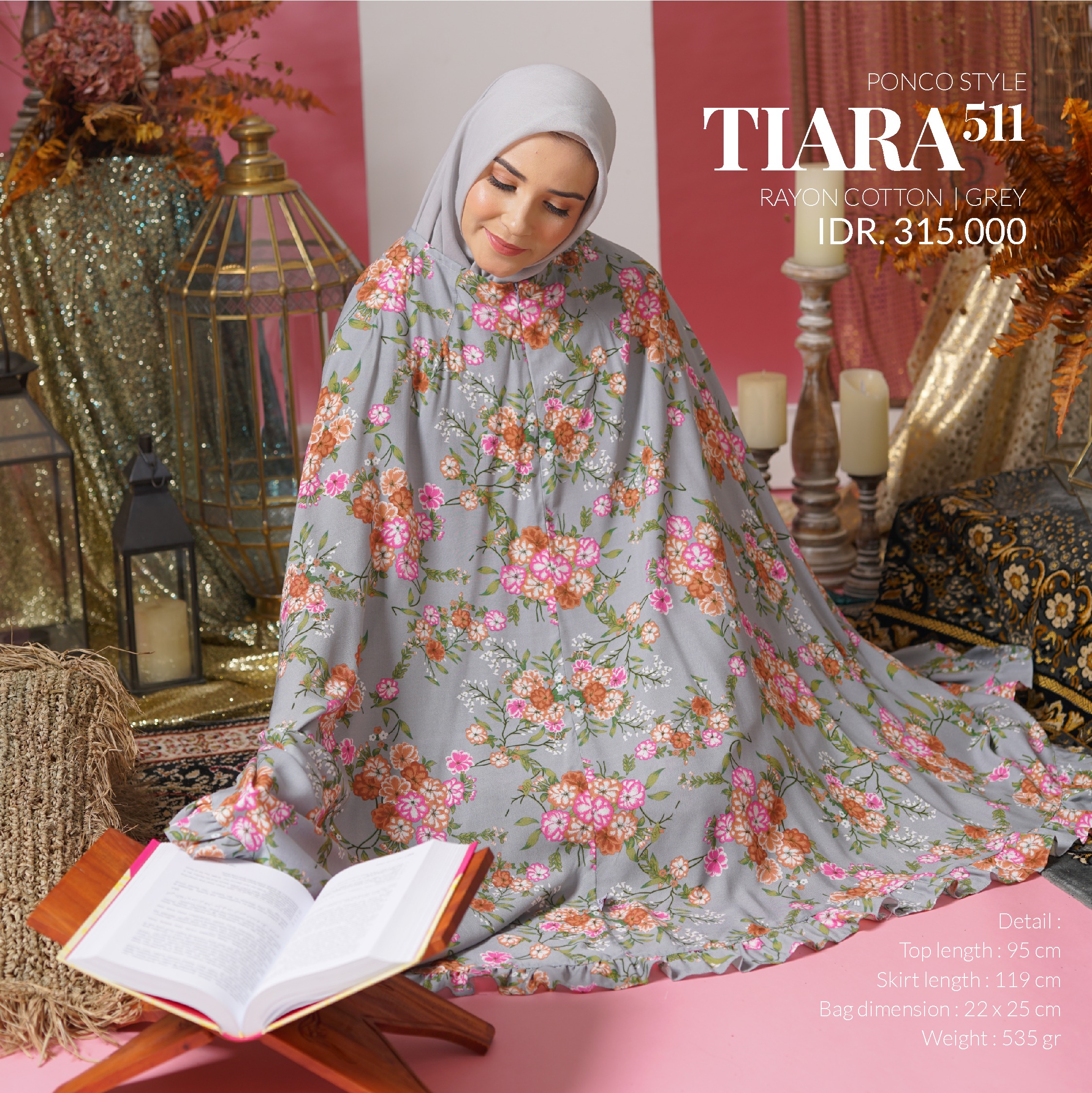 Tatuis Mukena Tiara 511 Ponco Style