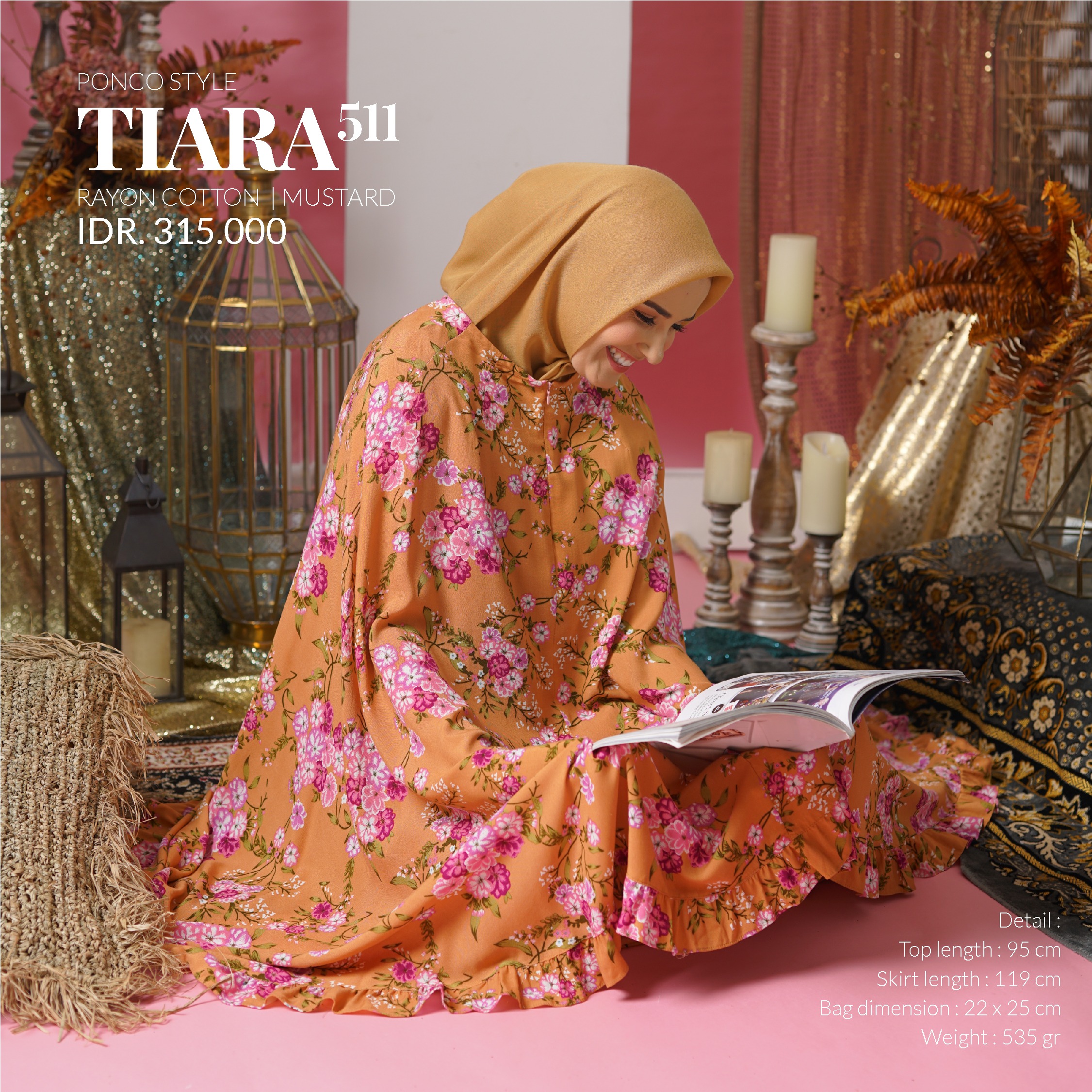 Tatuis Mukena Tiara 511 Ponco Style