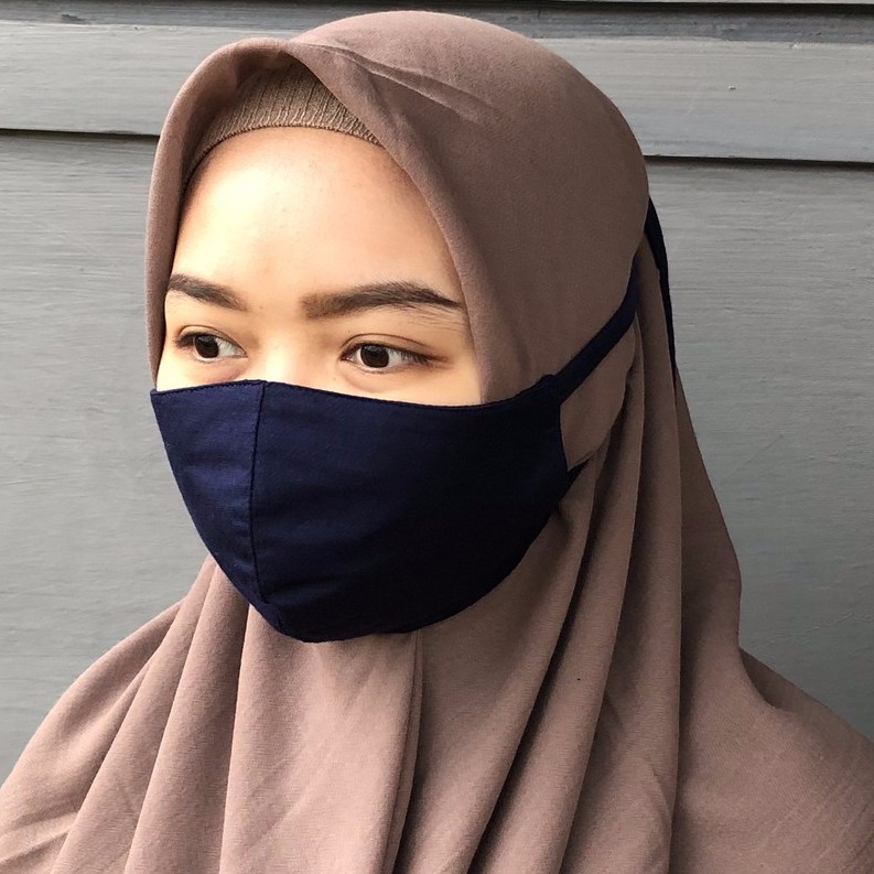 Dust Mask washable - masker kain 3 Lapis