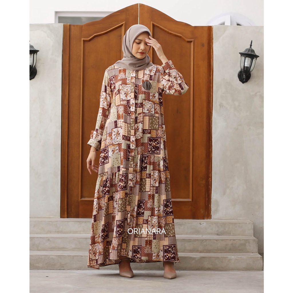 Orianara - Anniken Dress Brown