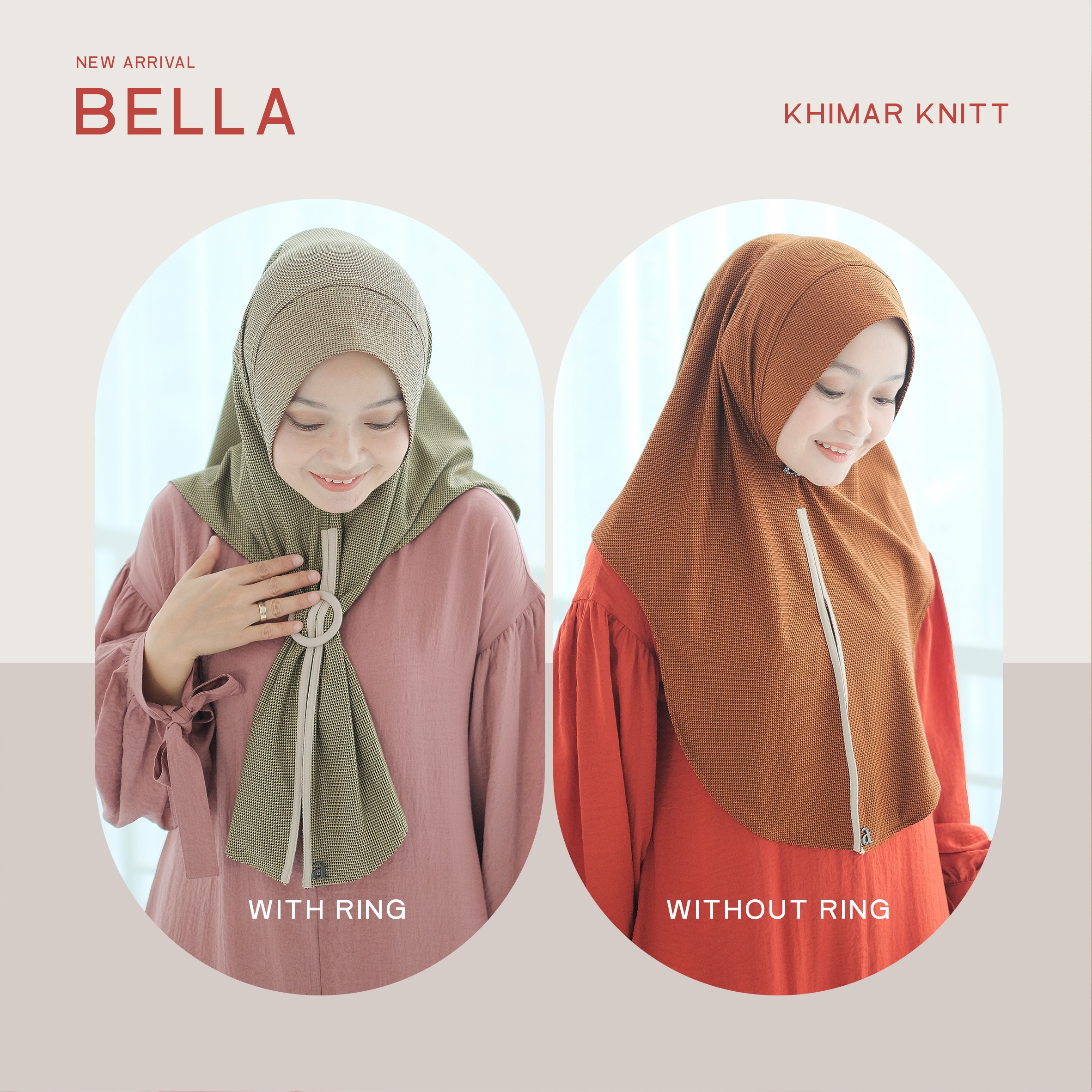 BELLA KHIMAR KNITT