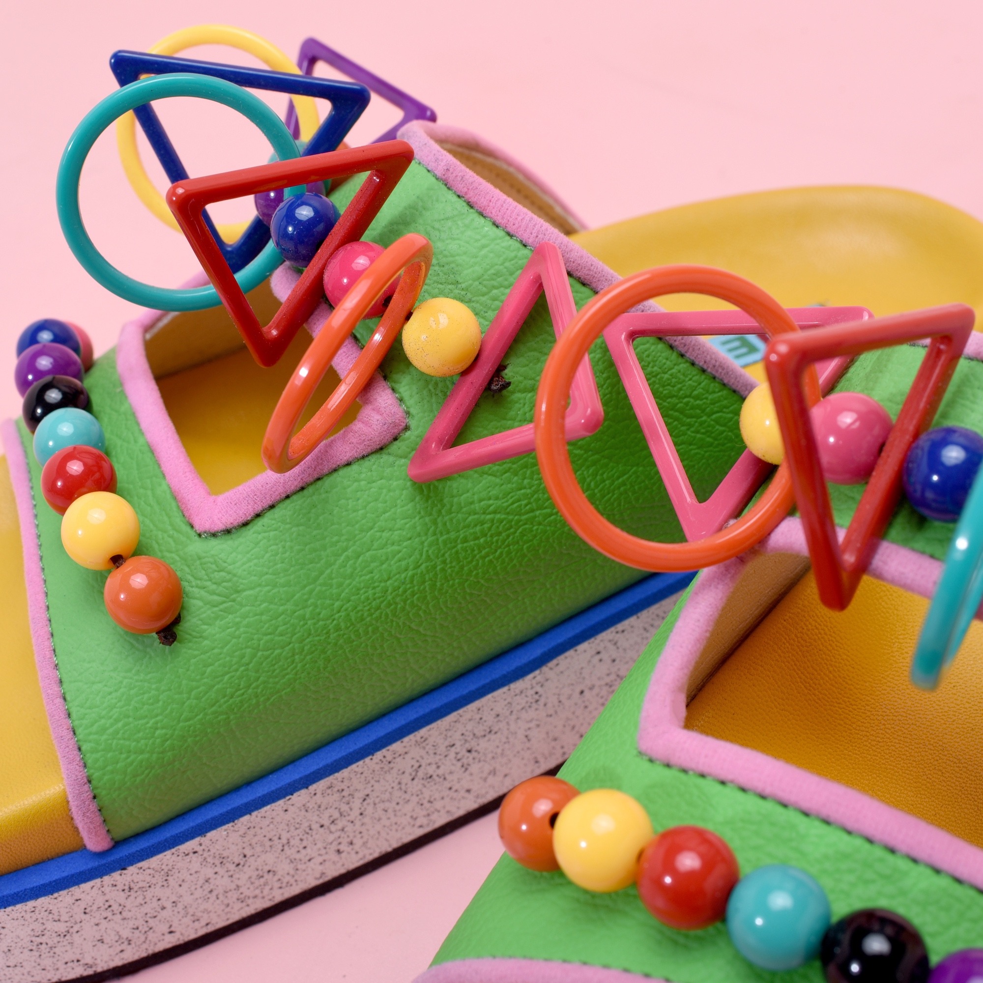 Darcy Green Sandals