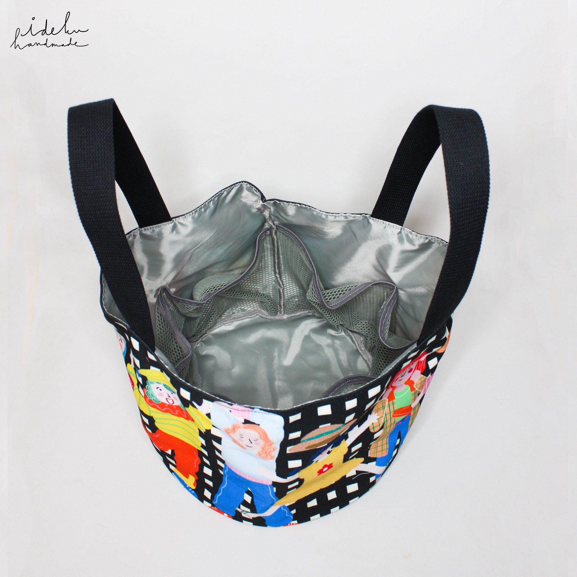 Tas Sayur Fancy Faces Black