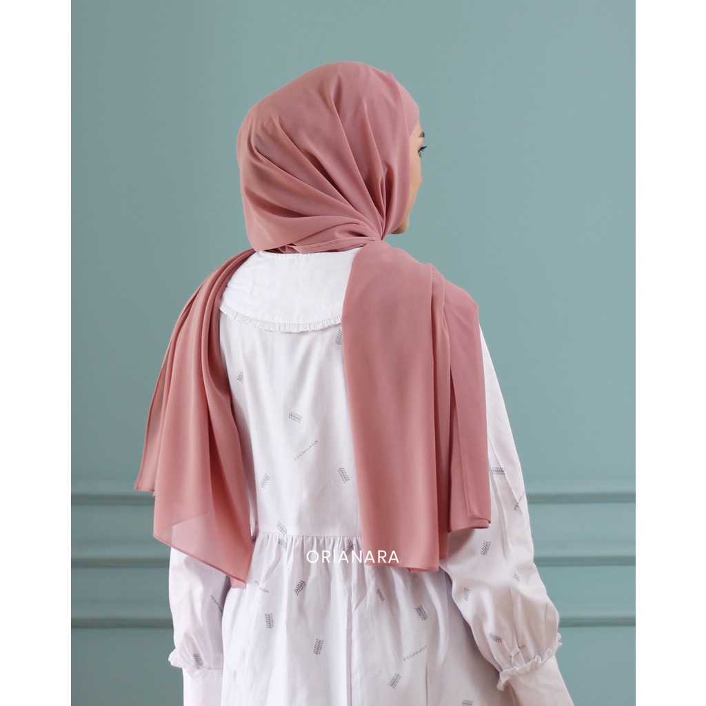 Orianara - Sausan Pashmina Instan Pink