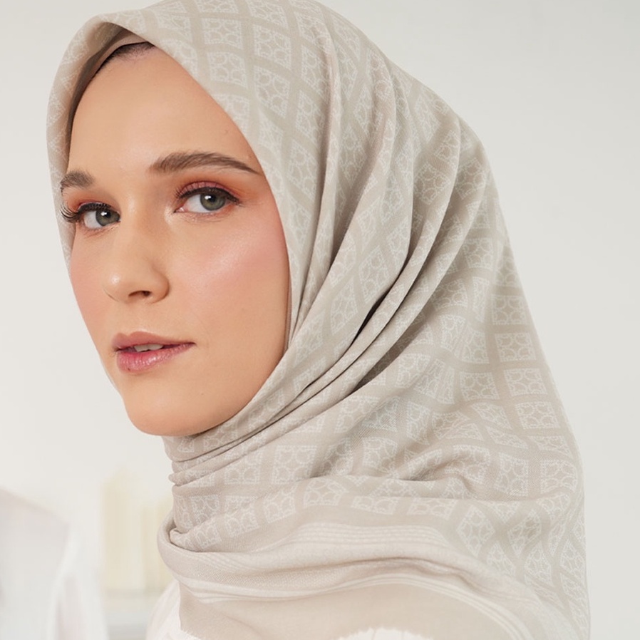 Mahasti Aloe Monogram Scarf