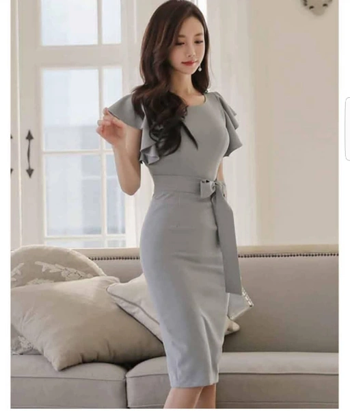 Image of mididress scuba abu muda - VA471