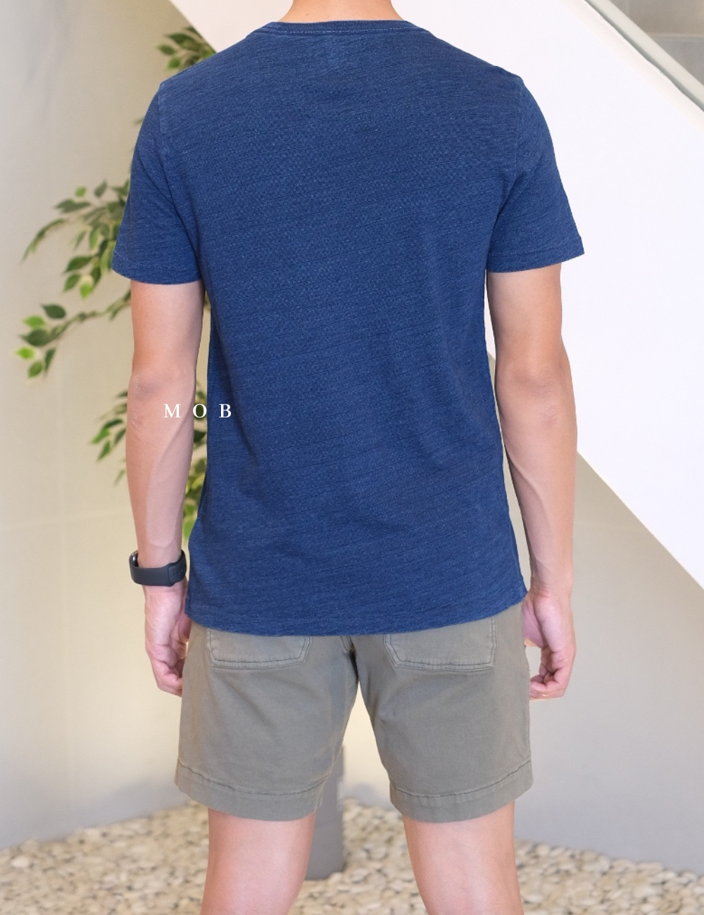 GPSST05003A Lightweight DOT POCKET Denim Indigo Tee (BARKOS REJECT)