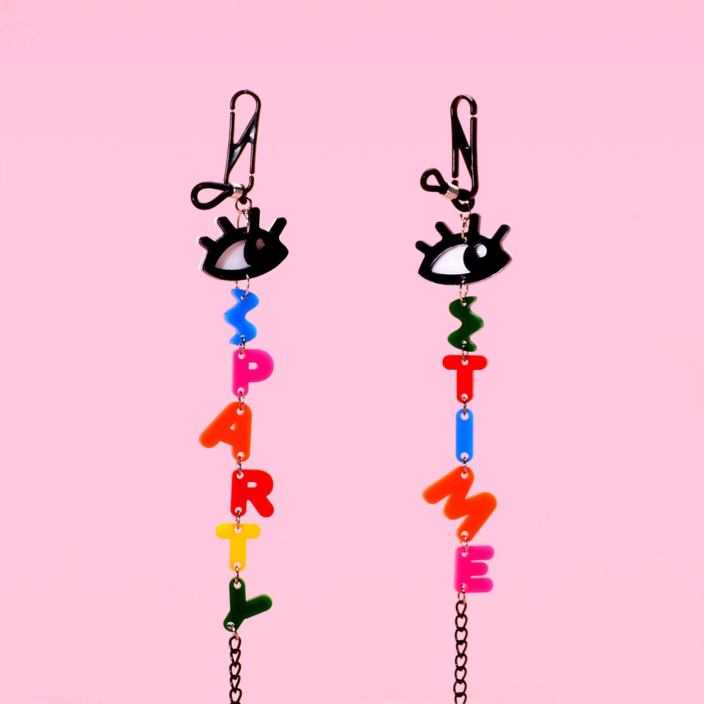 Party Time Glasses / Mask Chain
