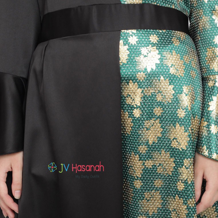 Ziya Flower Dress - Gamis Pesta Kondangan Premium