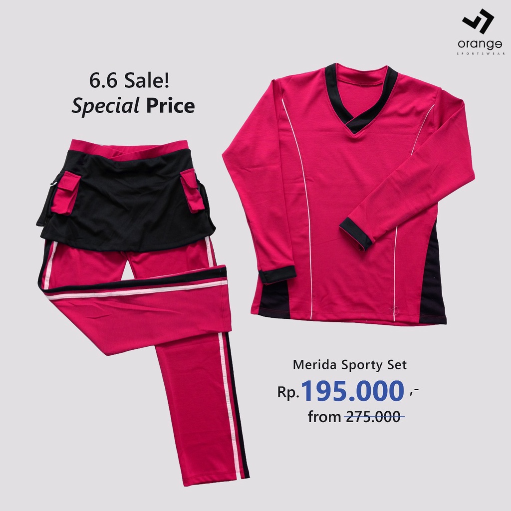 Merida Sporty Set ( Senam Set )
