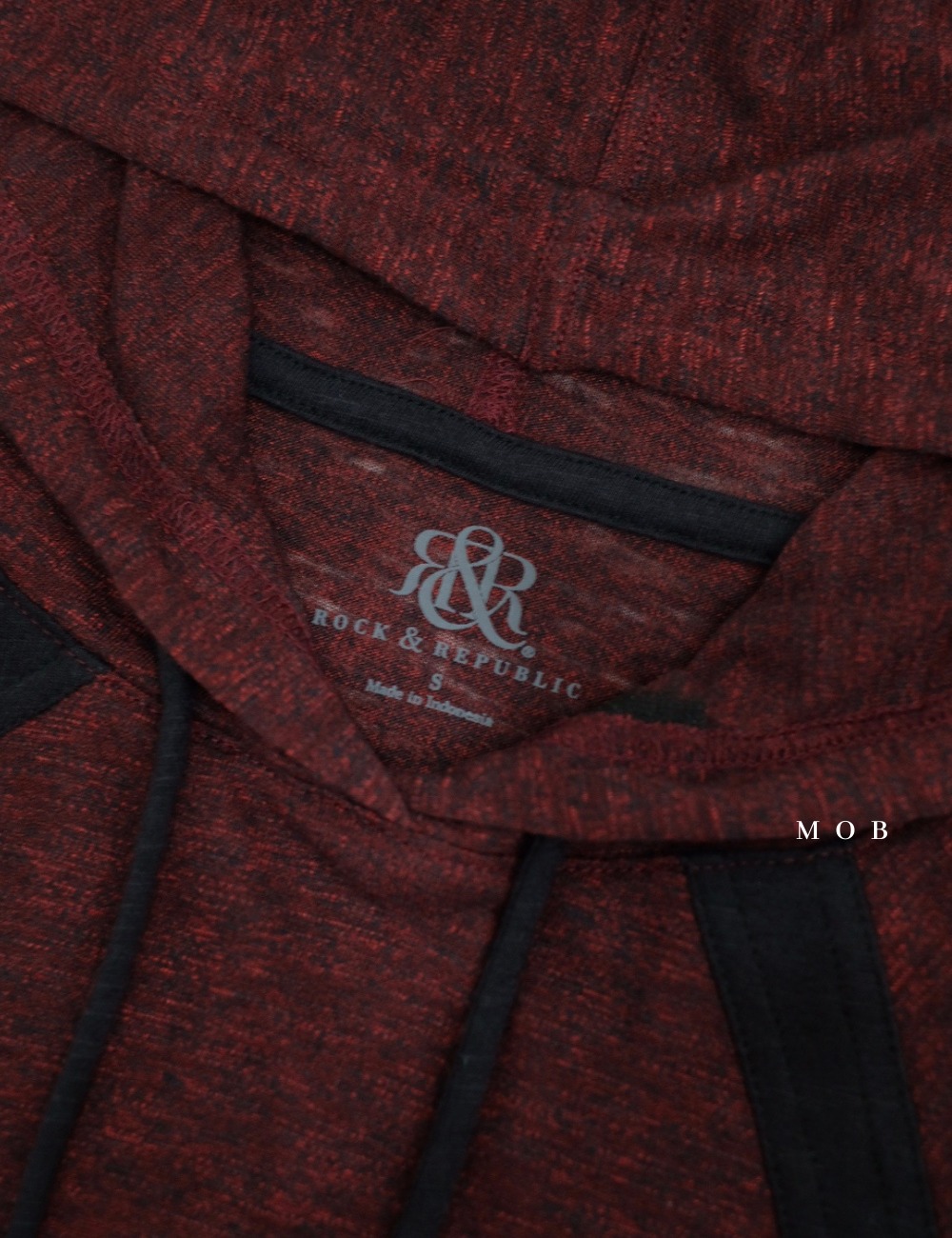 RRHOD01004 Basic Siro Hoodie Tee Maroon (XL ONLY)