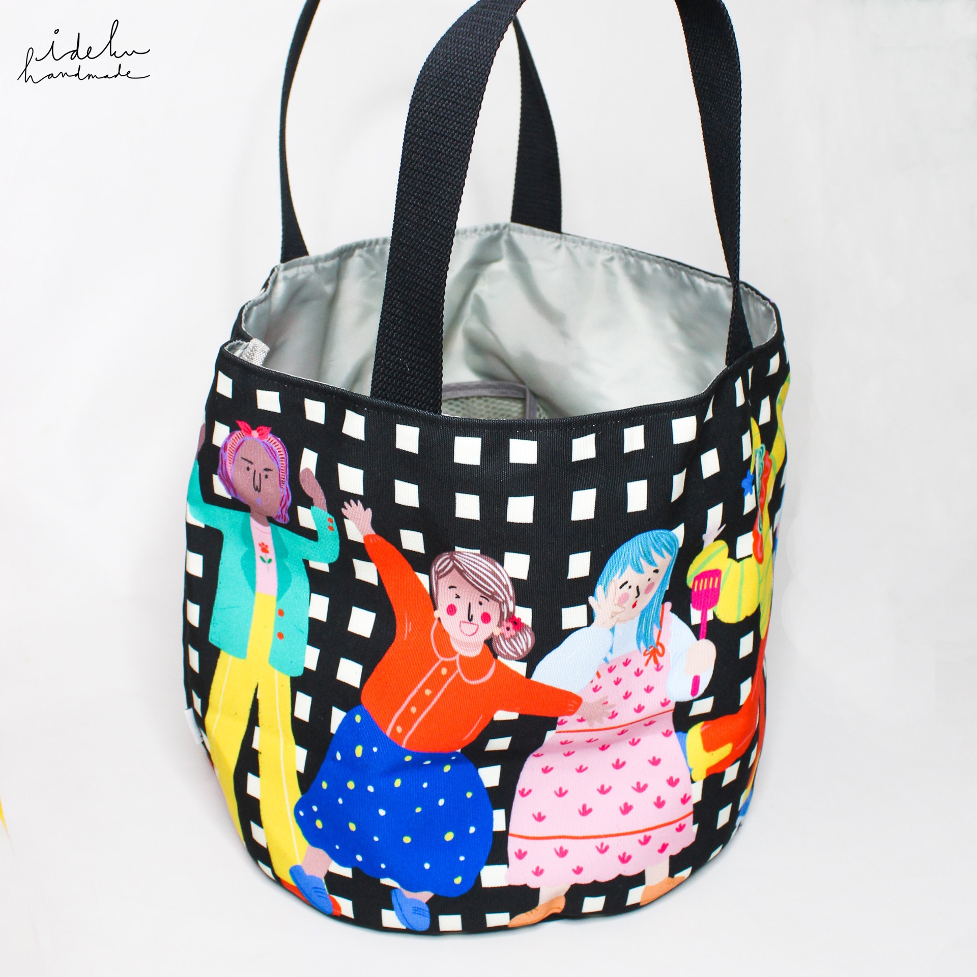 Tas Sayur Fancy Faces Black