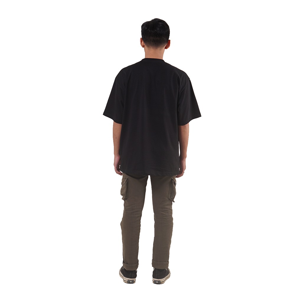 Esgotado Oversize T-Shirt Basic Logo 01 Black