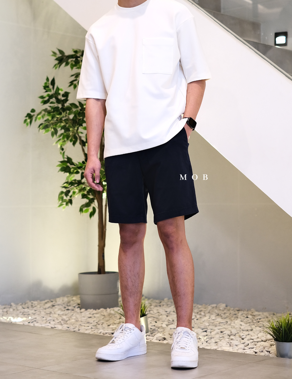 NTSR01001A Classic Deck Short Navy