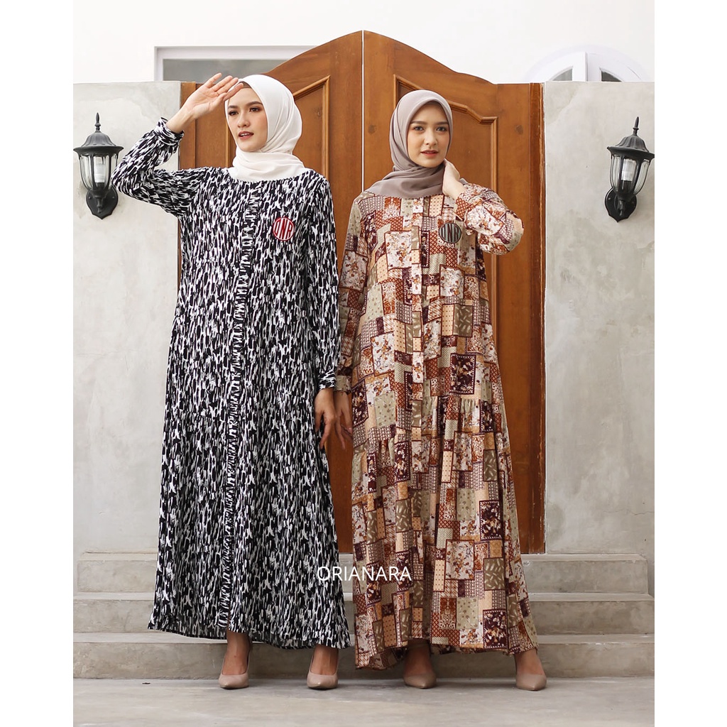 Orianara - Anniken Dress Black Zebra