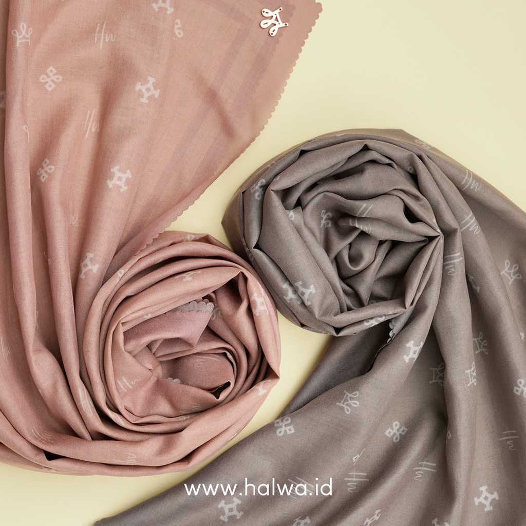 Monogram Scarf Brownie