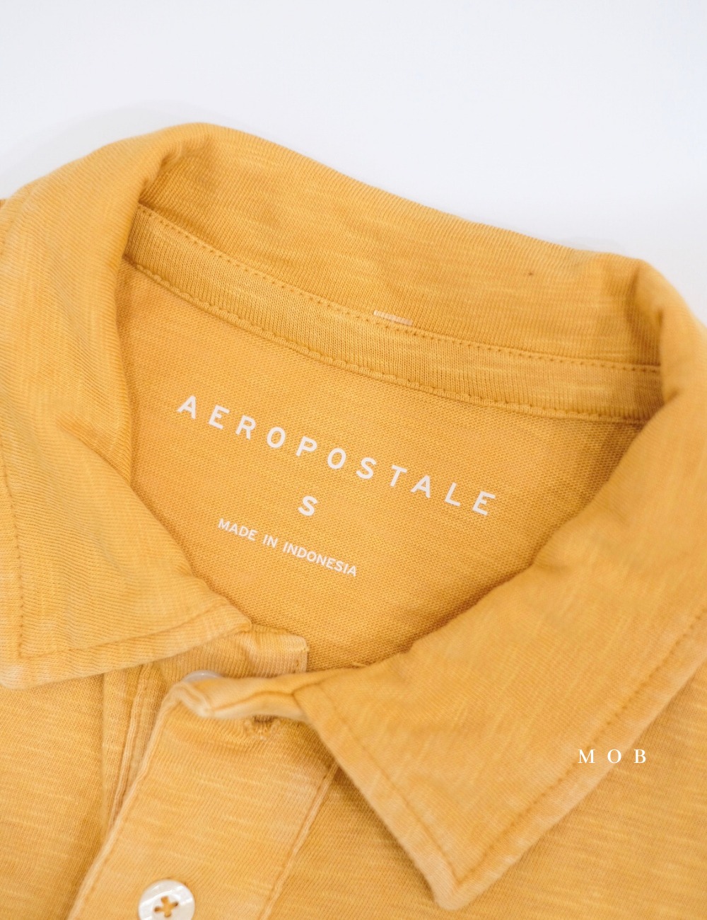 ARPS03005A Slub Mustard Polo Tee (XS ONLY)