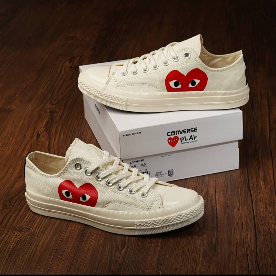 CONVERSE CHUCK 70 OX X COMME DES GARCONS CDG WHITE