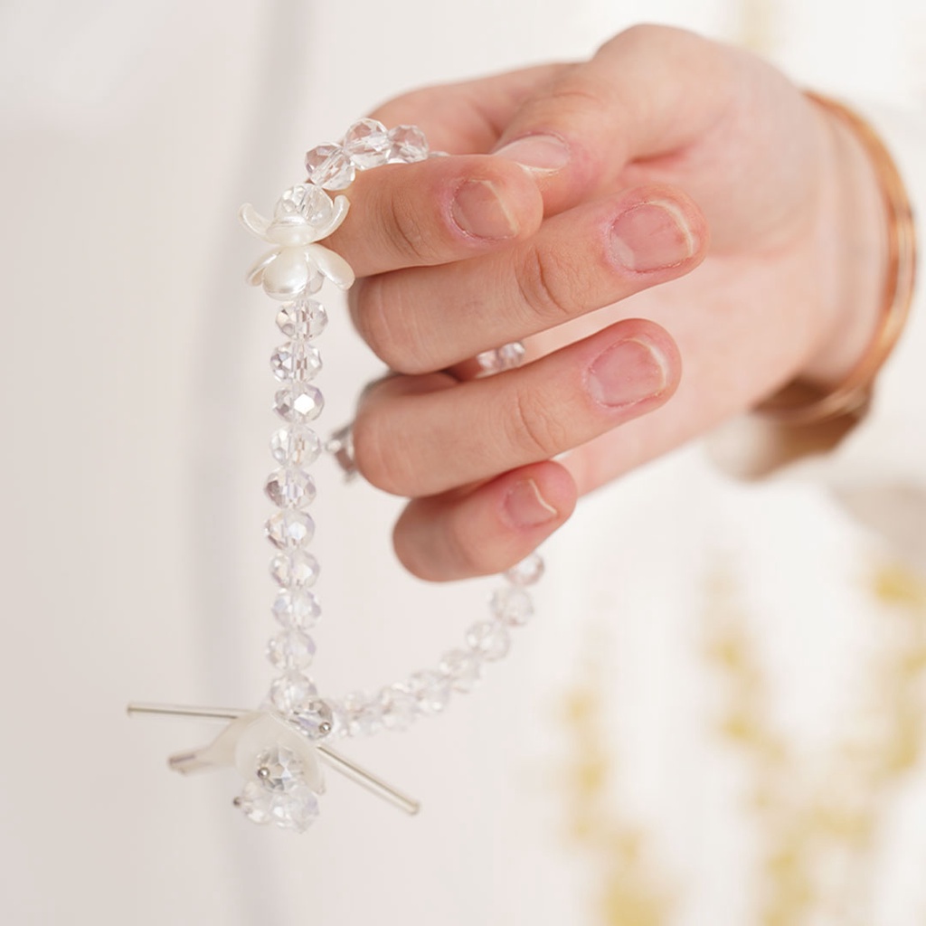 Sabria Clear Prayer Beads 
