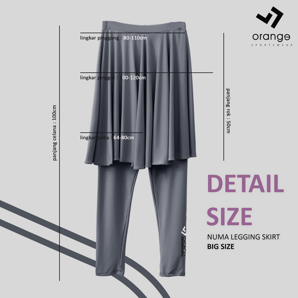 Numa Legging Skirt | Legging Rok Olahraga Wanita