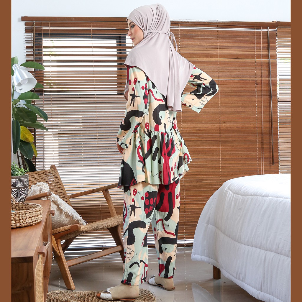 Homey Set Tunic and Pants - Setelan Celana Viscose Daily