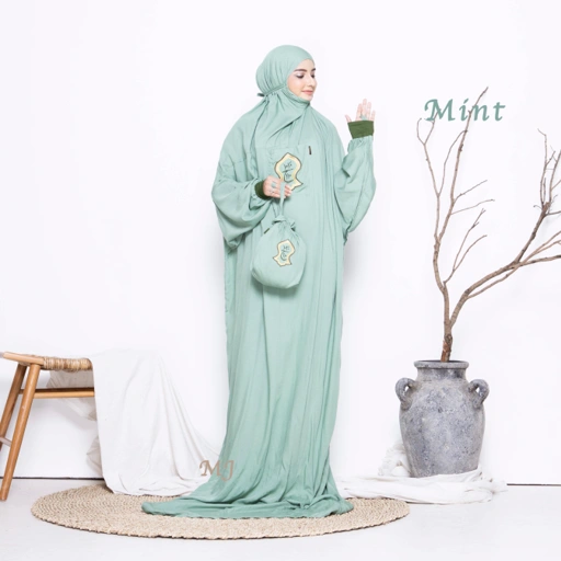 Image of Mukena Terusan Terompah Manset