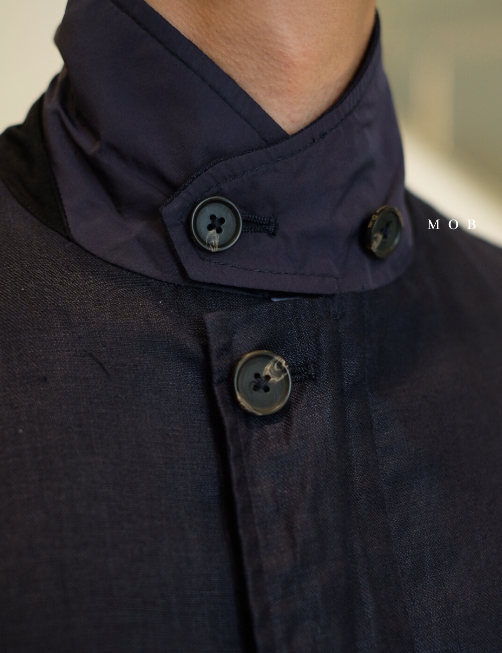 MDJ03001 Navy Linen Jacket (XL ONLY)