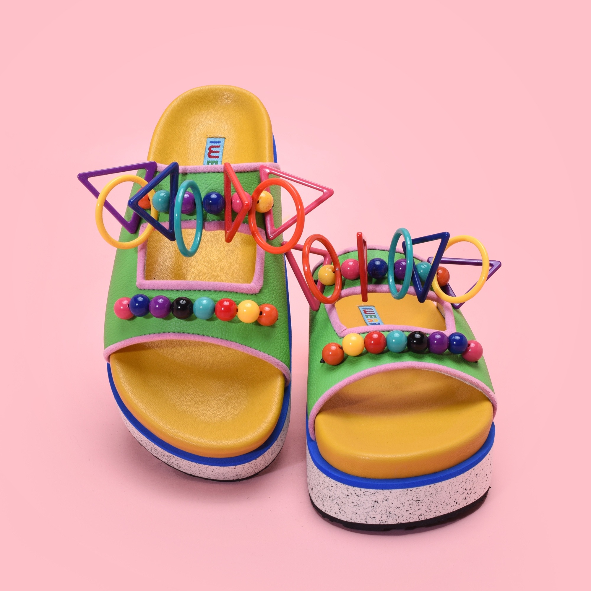 Darcy Green Sandals