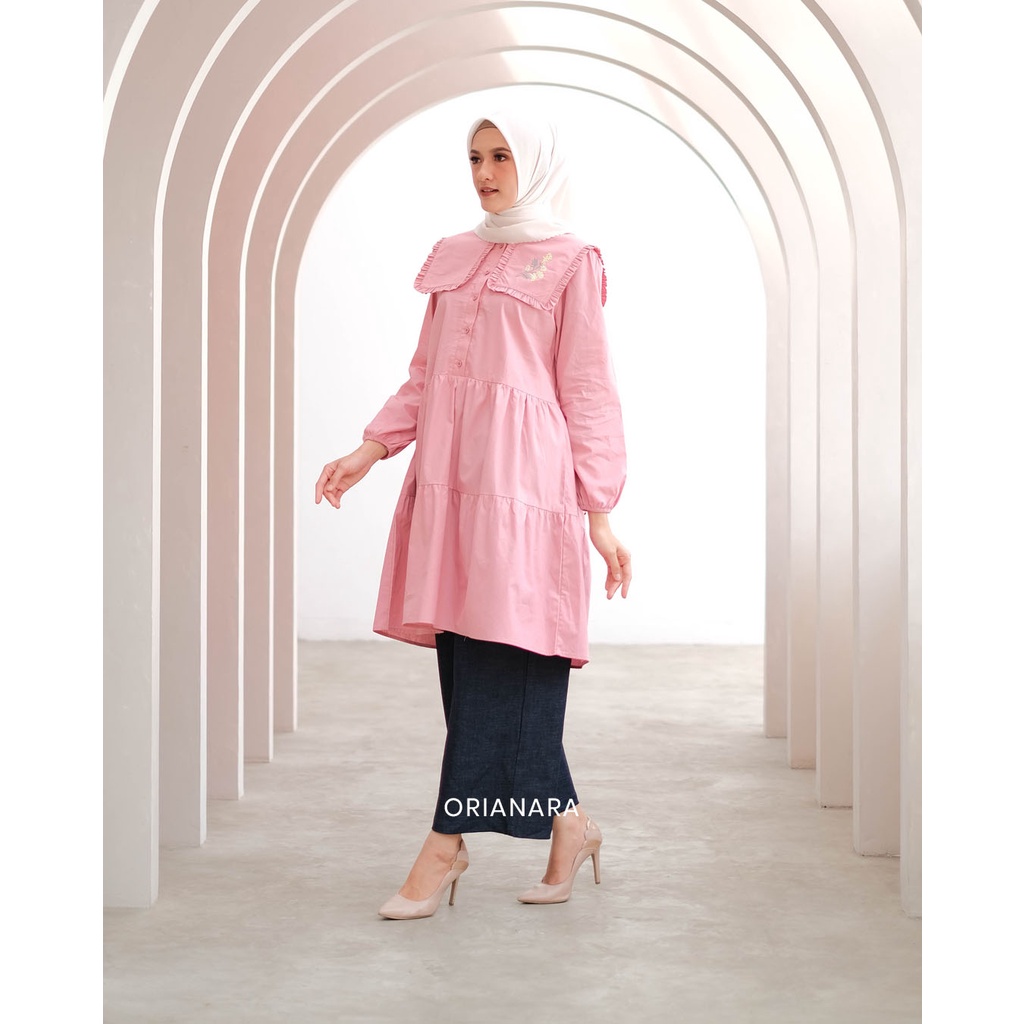 Eshal Tunik Coral Pink