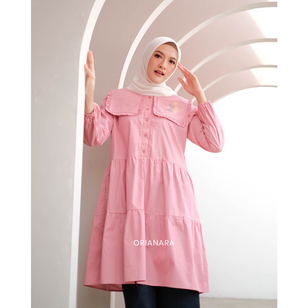 Eshal Tunik Coral Pink