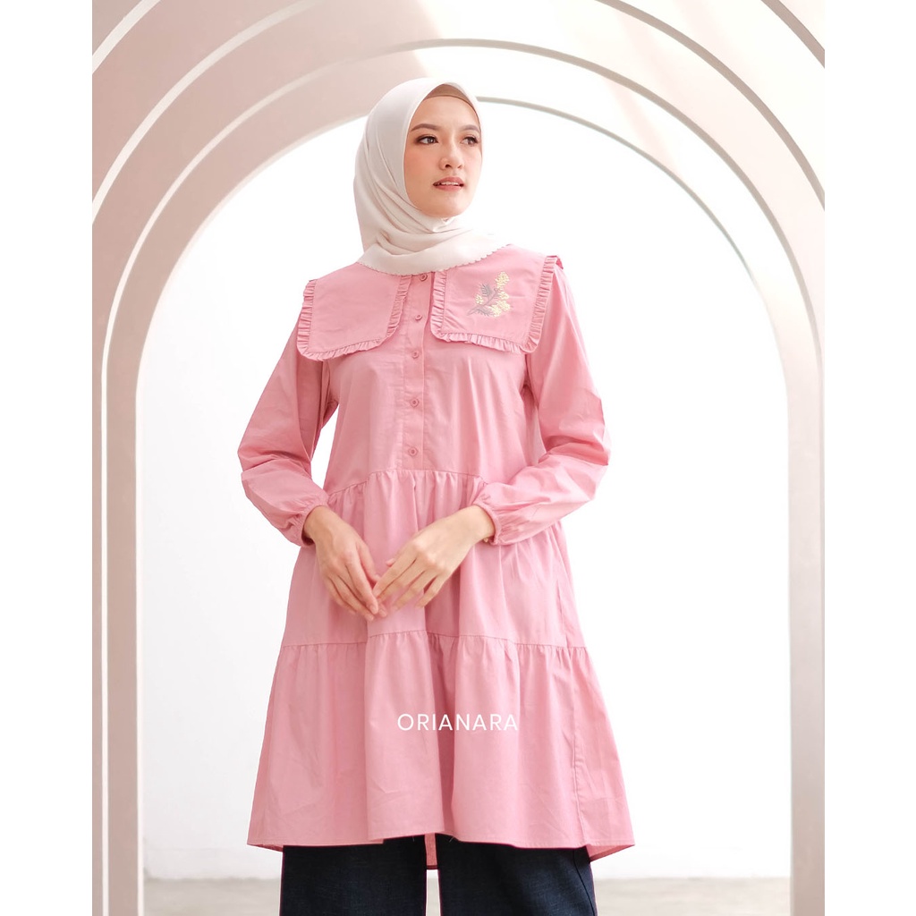 Eshal Tunik Coral Pink