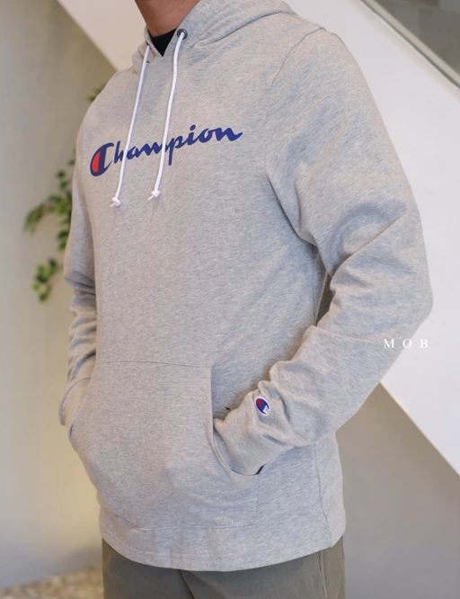 Image of CHMPHOD1501A Signature Lightweight Hoodie Oxford Grey