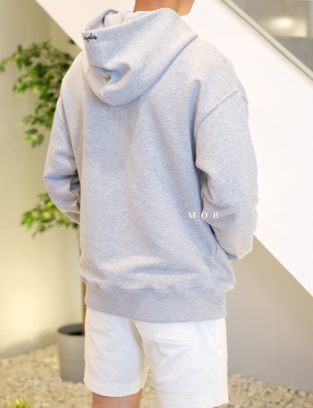MGHOD01002A Sign Logo Hoodie Grey (WD)