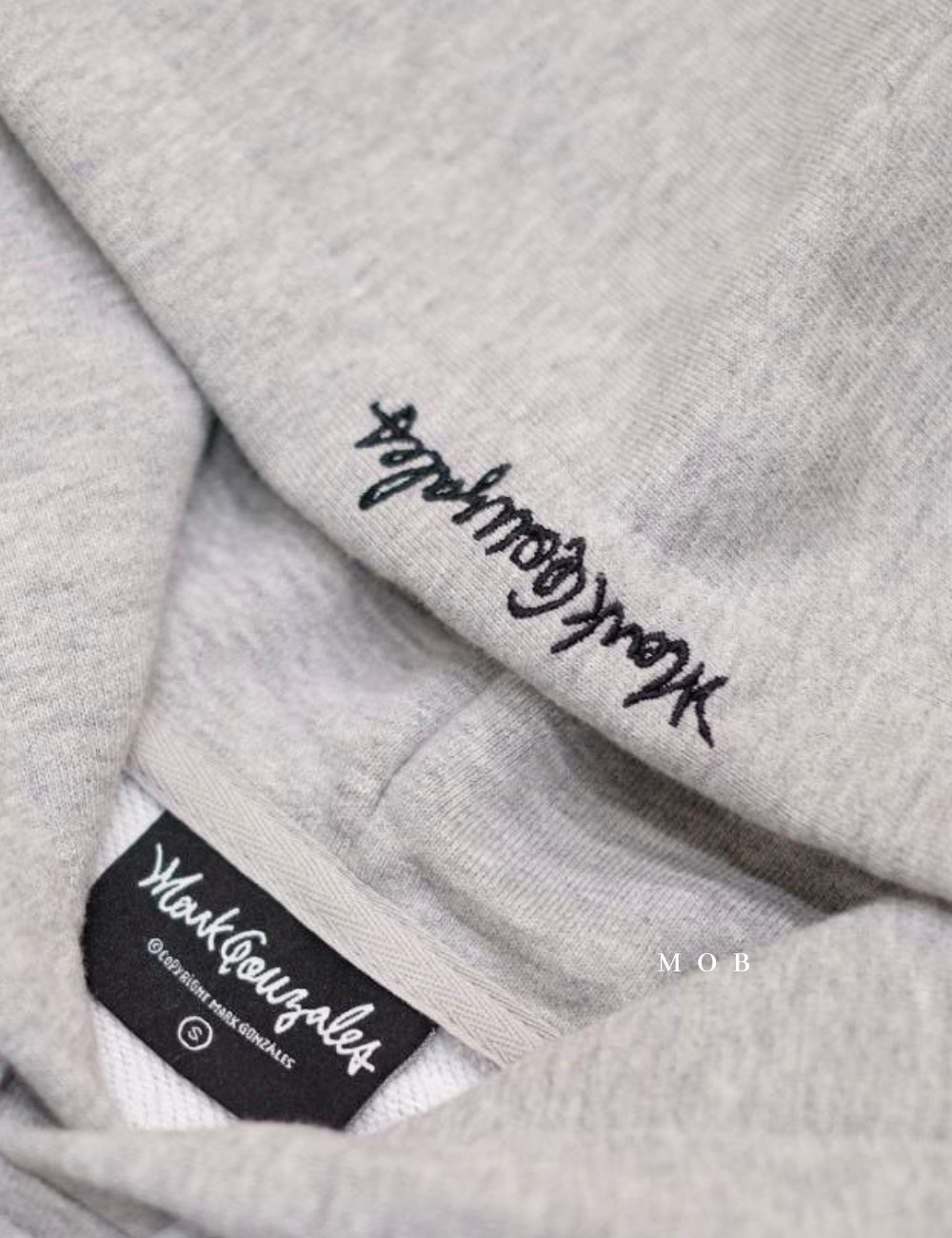 MGHOD01002A Sign Logo Hoodie Grey (WD)