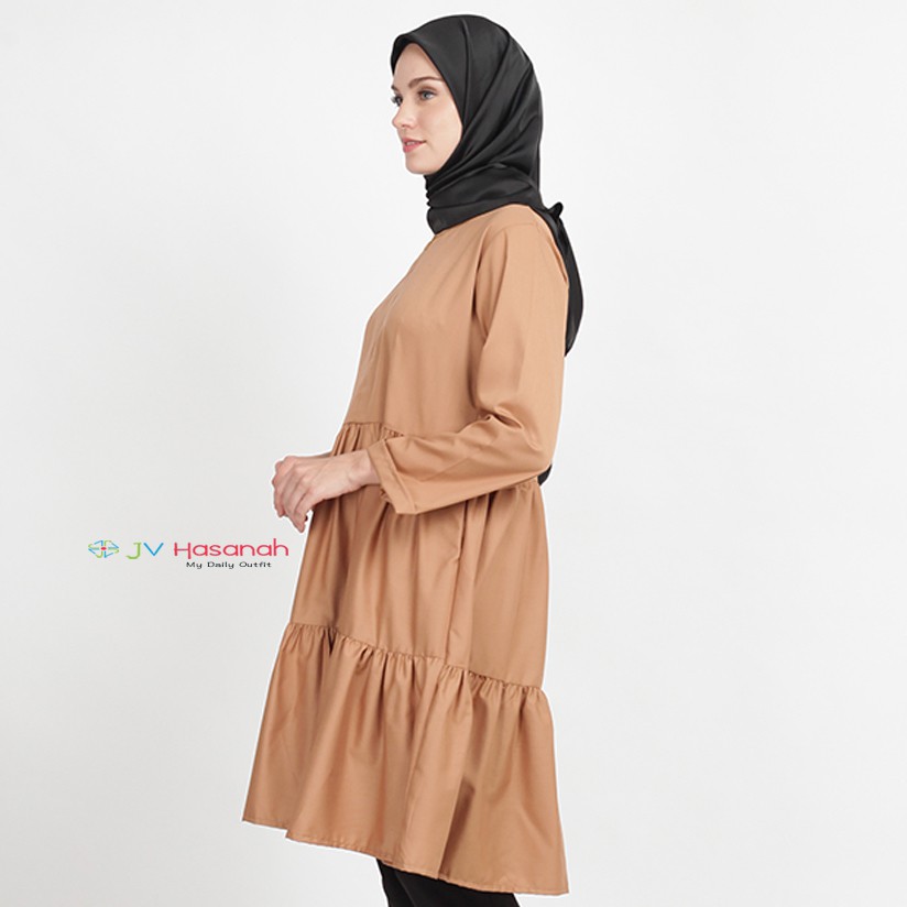 Azalea Ruffle Tunic - Tunic detail Ruffle Busui