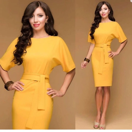Image of mididress scuba kubus - VA084