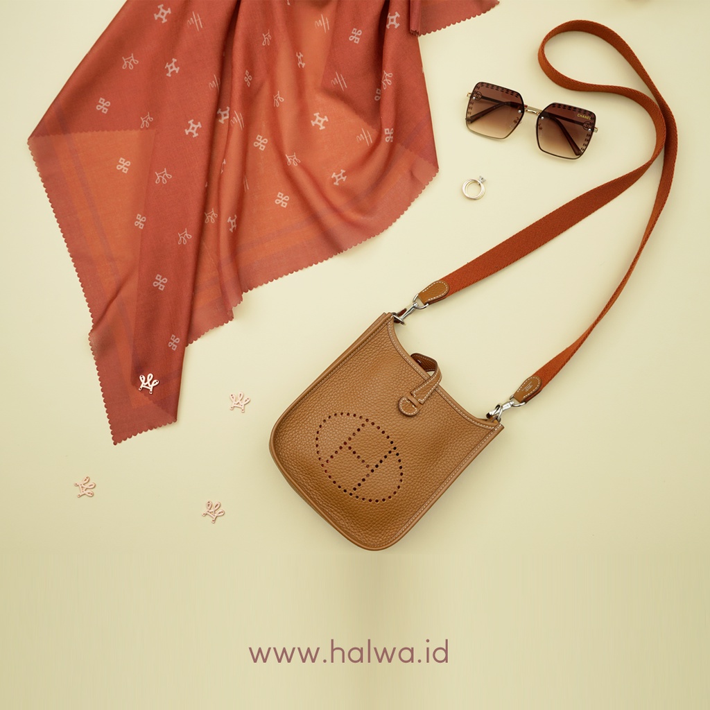 Monogram Scarf Cinnamon Stick