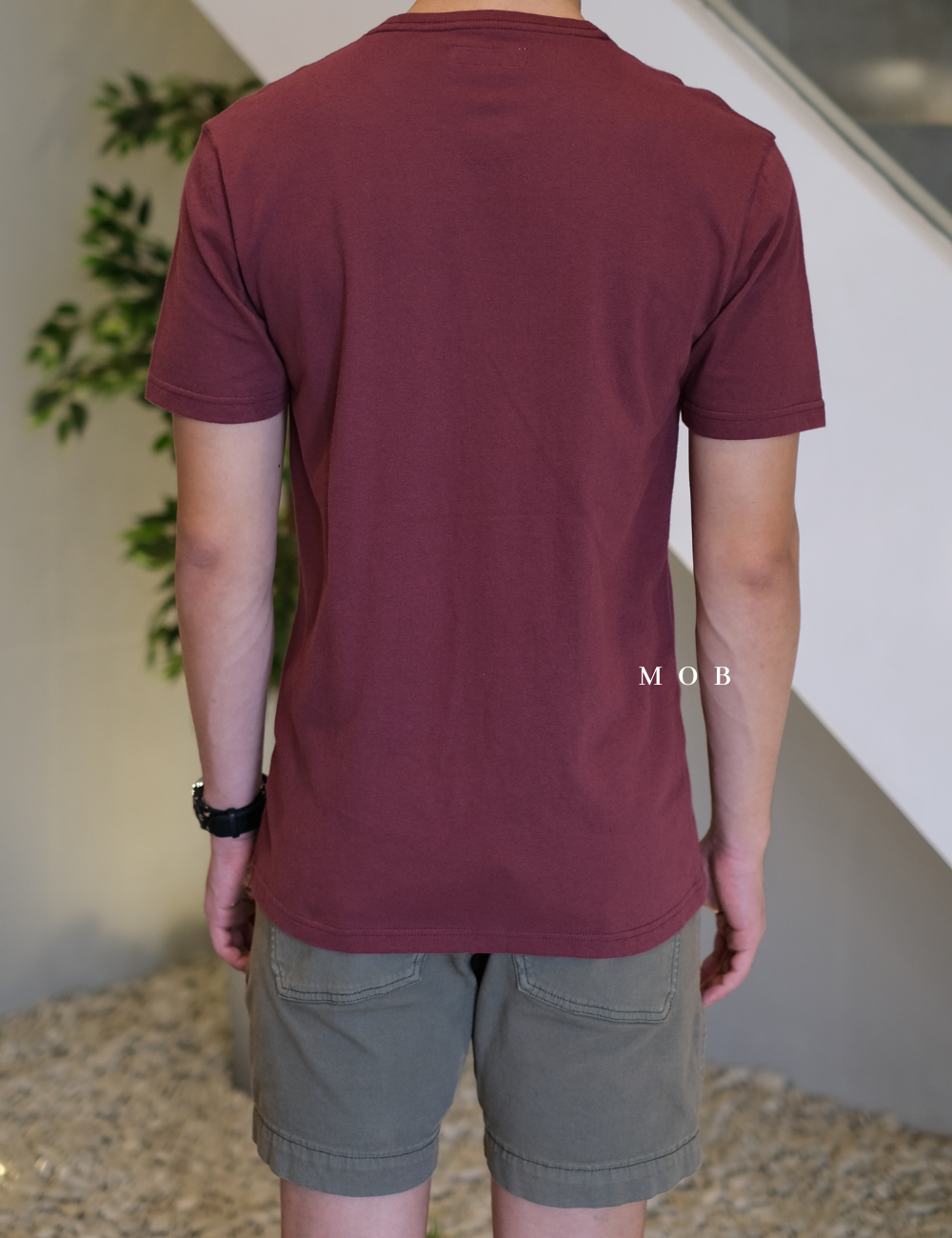 GTSST01006D Basic Pocket SS Tee Maroon (LTall ONLY)